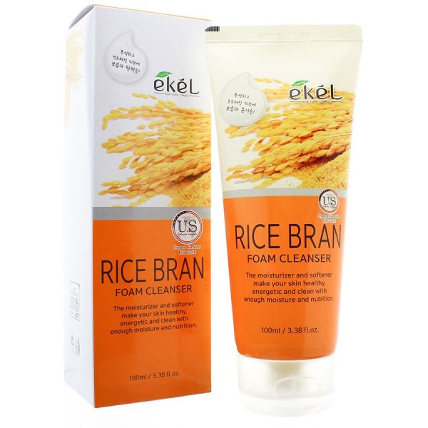 Ekel Rice Bran Foam Cleanser 100 ml